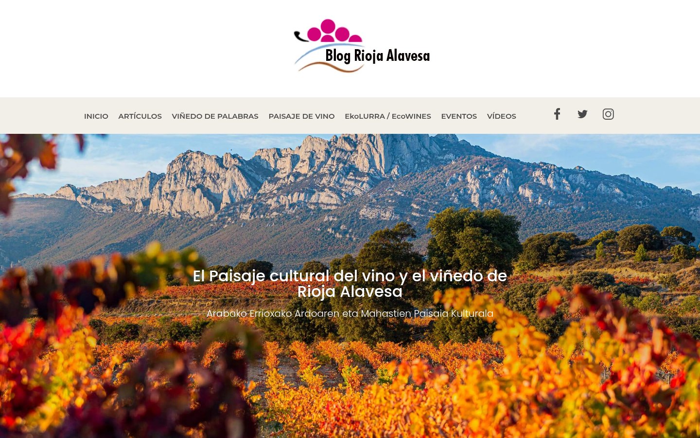 Blog Rioja Alavesa